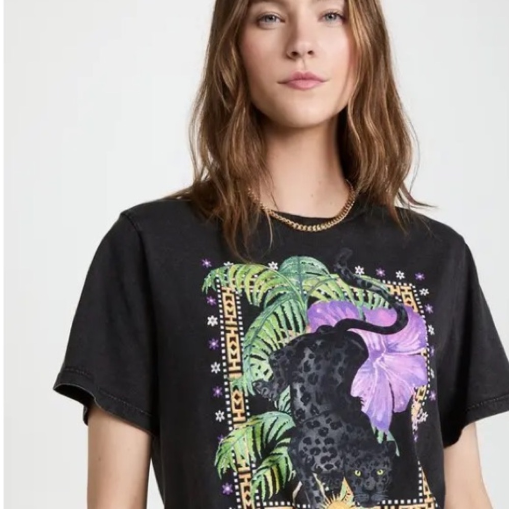 HAYLEY MENZIES Prowling Panther T-Shirt - XL - NWT